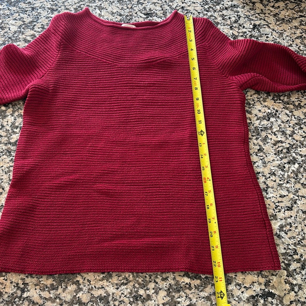 Talbots small, ribbed, scooped neck Sweater - Picture 15 of 16